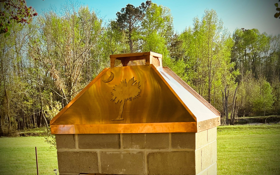 Copper Chimney Cap