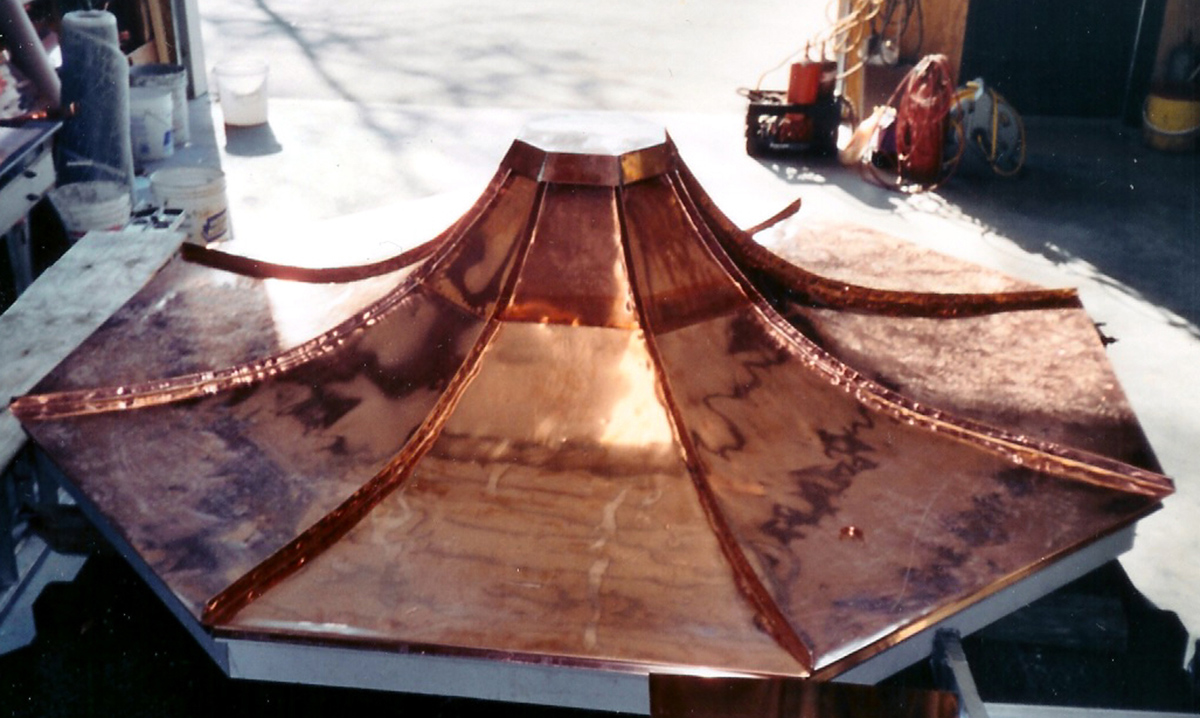 Copper Gazebo Pergola