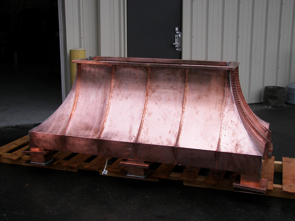 Custom Copper Chimney Cap - large