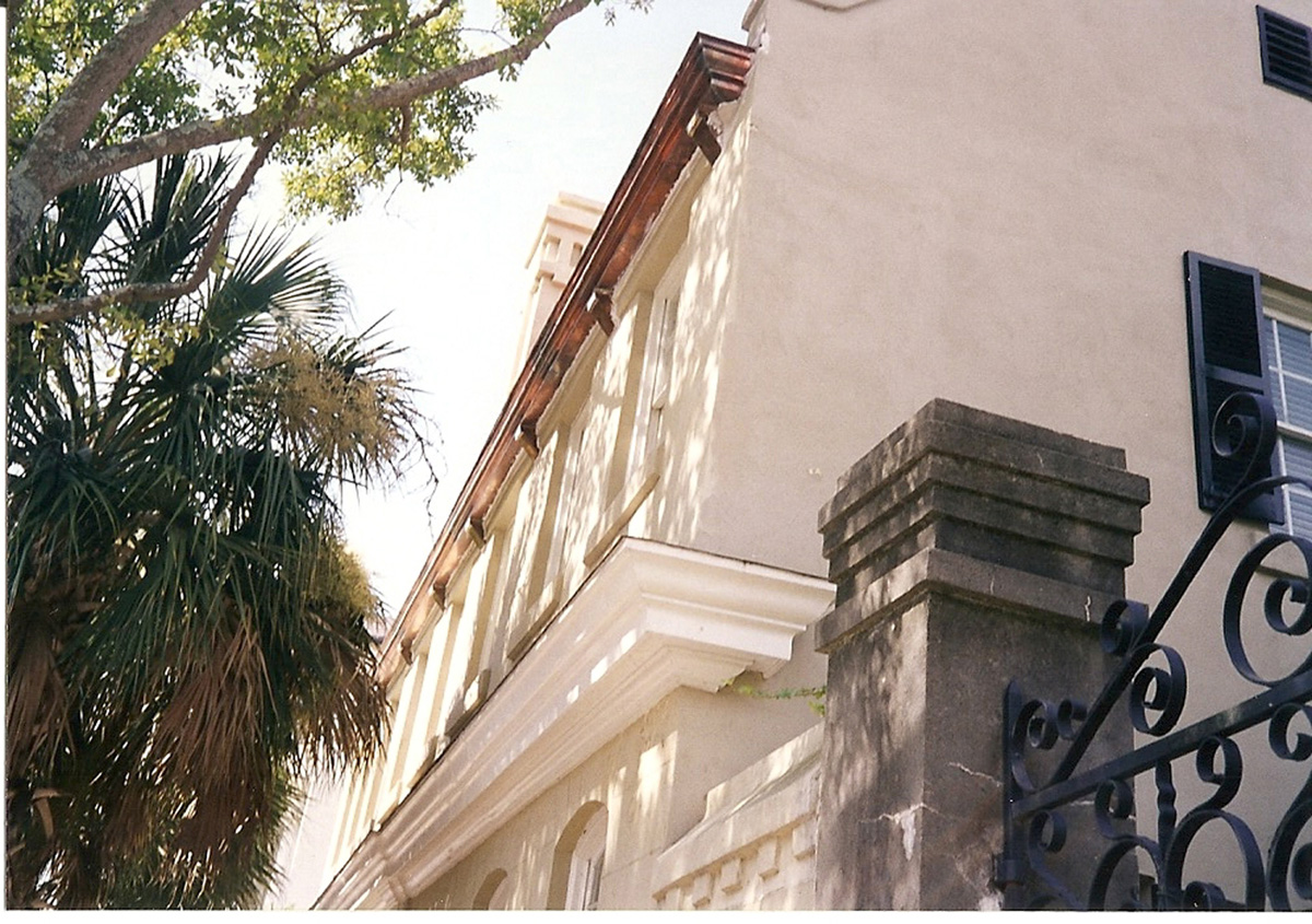 Reproduced Copper Pediments Trim